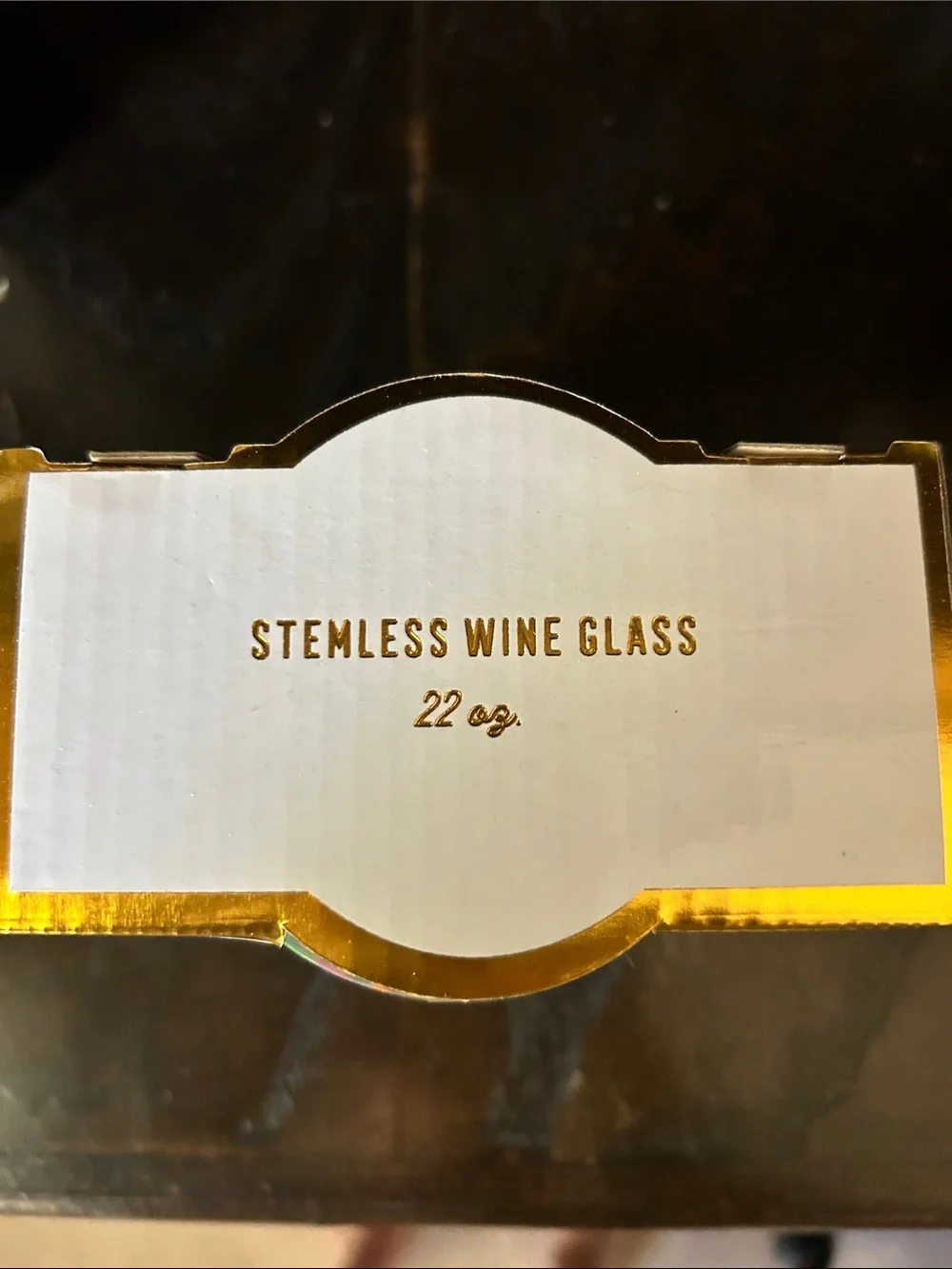 Happy Birthday! Stemless Wine Glass